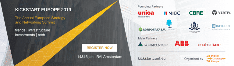 Vertegenwoordigers  Europese datacenter industrie in januari 2019 bijeen in Amsterdam
