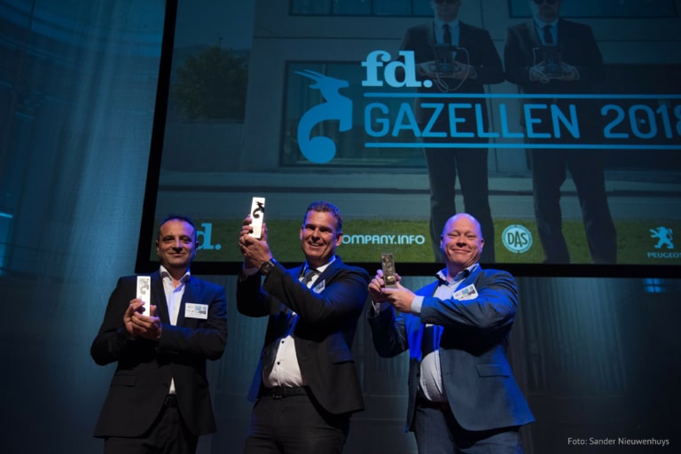 Dataplace wint de bronzen FD Gazelle Award in categorie middelgroot