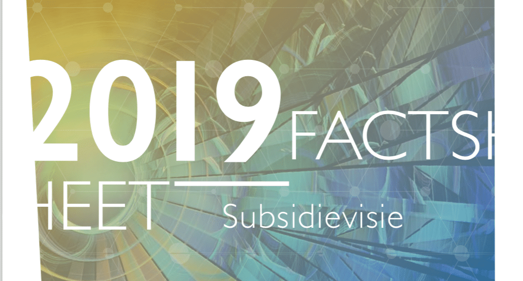 Nieuwste Subsidievisie 2019 in samenwerking met Hezelburcht