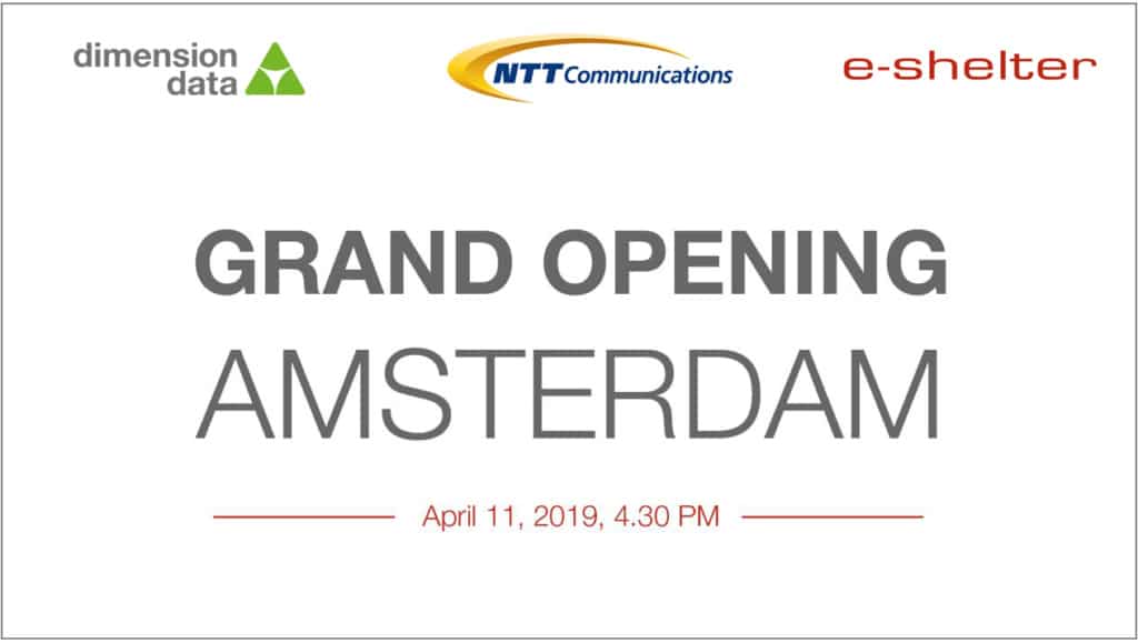 Grand Opening e-shelter Amsterdam 1 Data Center