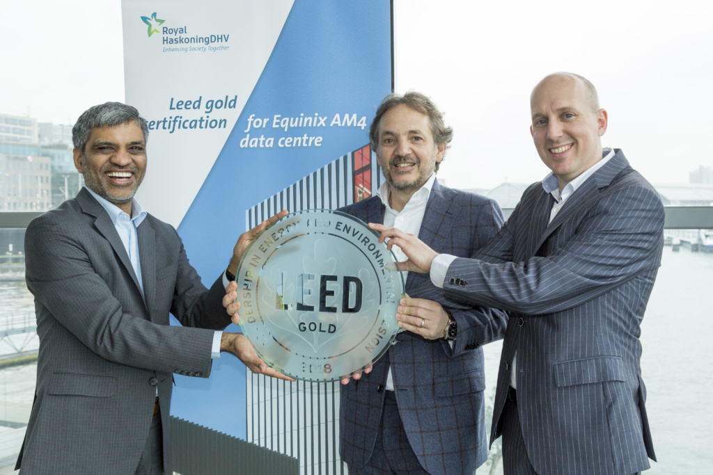 Equinix ontvangt LEED Gold duurzaamheidscertificaat voor nieuwste datacenter