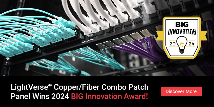 Siemon wint 2024 BIG Innovatieprijs met LightVerse® Copper/Fiber Combo Patch Panel